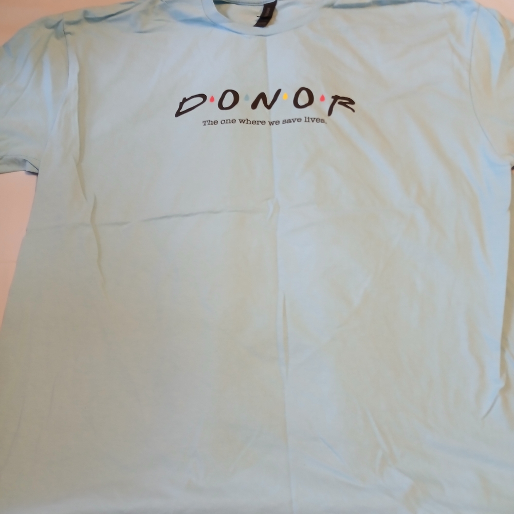 Gildan Sky Blue Donor Tee
